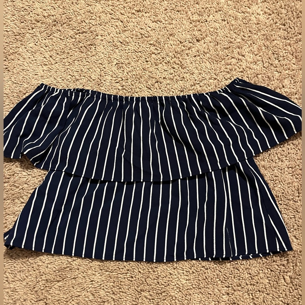 Off the shoulder crop top